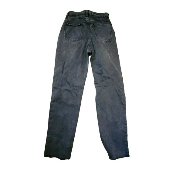 Black Jeans Womens Distressed Straight-Leg Denim Jeans Size Small JJ1598 - Picture 3 of 6